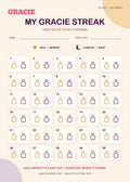 Gracie 30-Day Streak Card with morning and night checkboxes